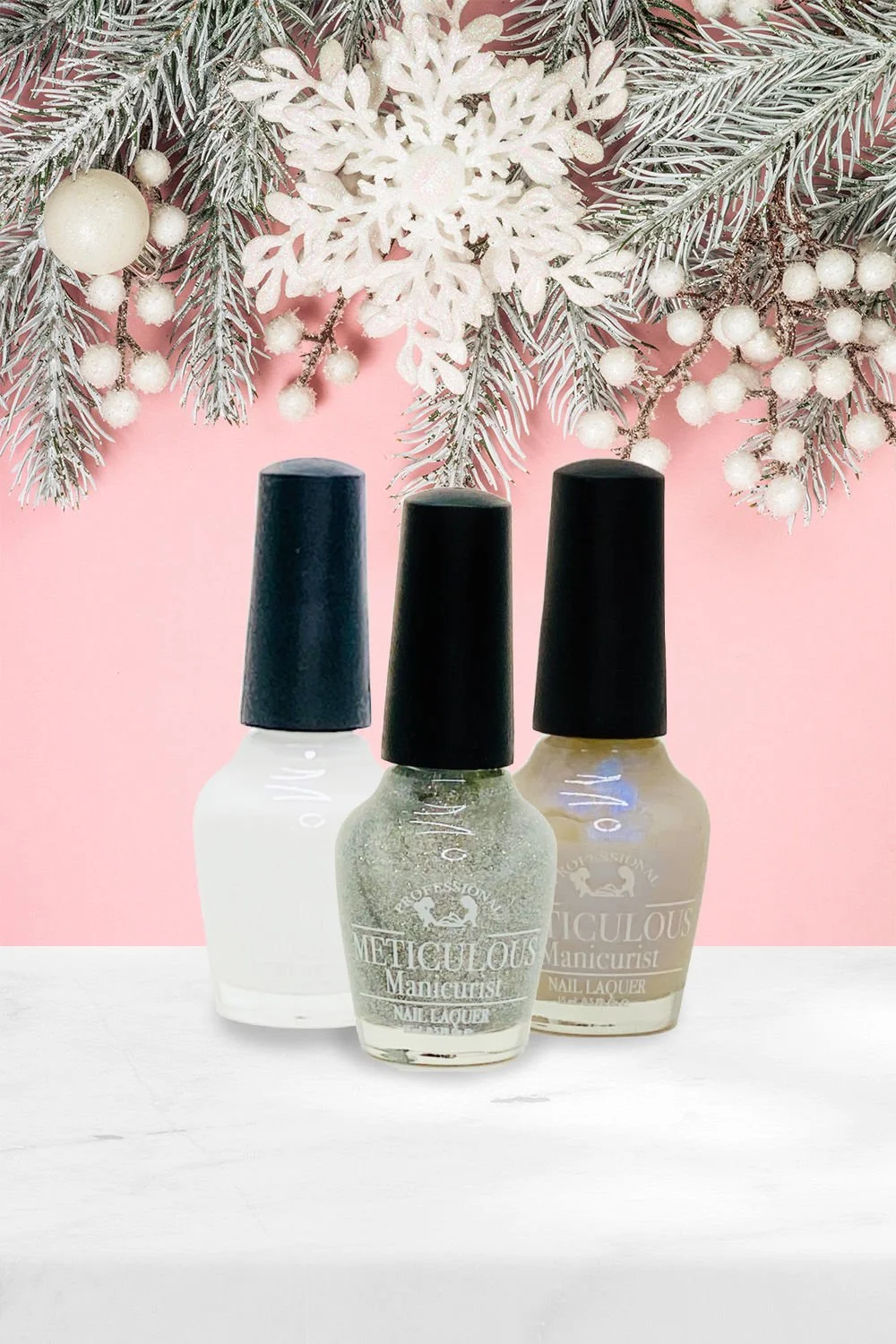 Meticulous Manicurist Nail Polish Holiday Trio - Let It Snow